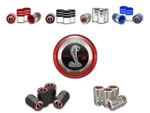 Shelby Wheel Valve Caps for SUVs Limited Design